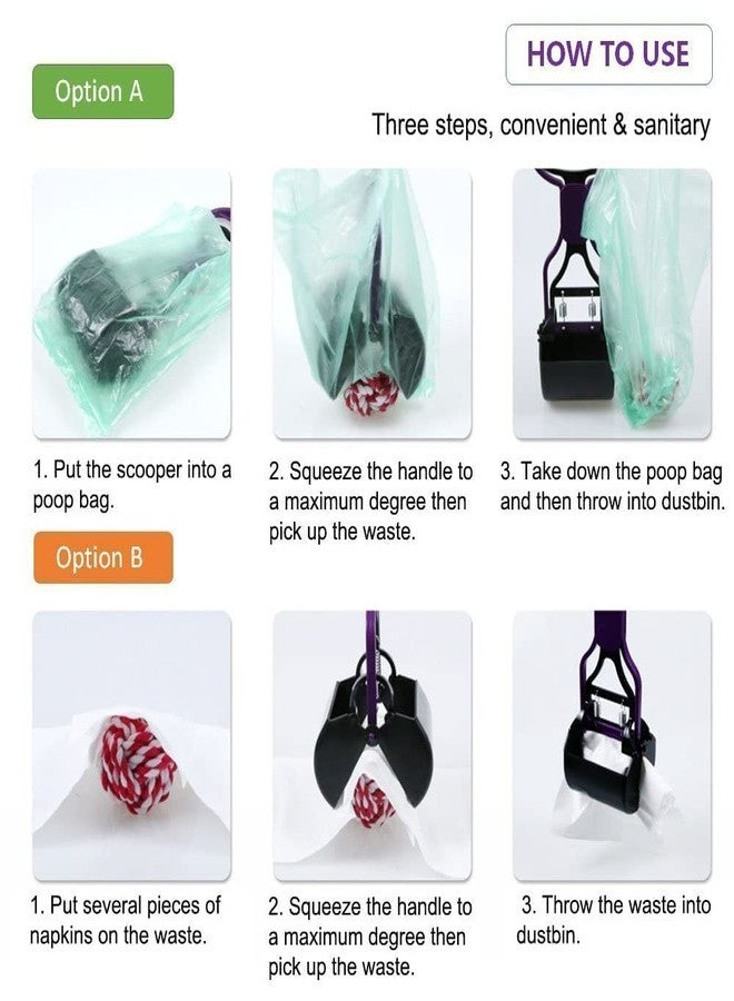 Pet Believe Dog Poop Scooper Pet Waste Potty Picker Large 24 Inch (Colour May Vary) with (Free CAT Scooper). - Image 5